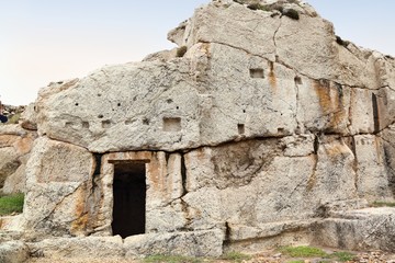 The archeology at Enfe, Lebanon