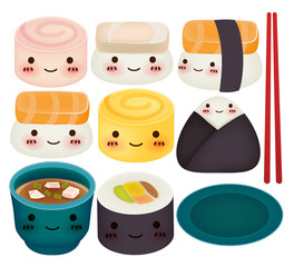 Sushi Collection - Vector File EPS10