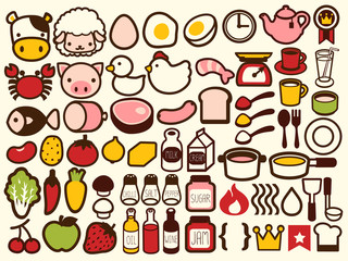 50+ Food and Drink Icon - Vector File EPS10
