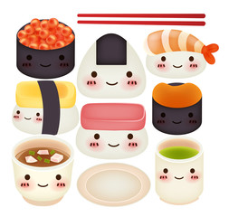 Sushi Collection - Vector File EPS10