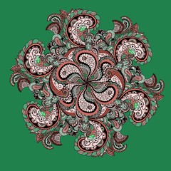Vector vintage floral pattern
