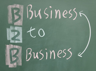 business to business sign