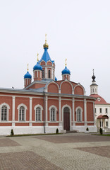 Fototapeta na wymiar View of historical center of Kolomna city near Moscow