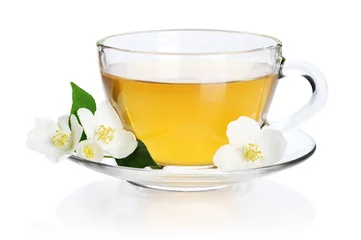 Acrylic prints green tea with jasmine