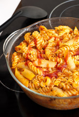 roast with the pasta