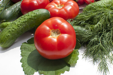 Овощи на кухне