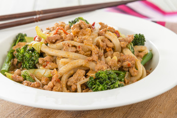 Dan Dan Noodles - Spicy Chinese noodles with minced pork
