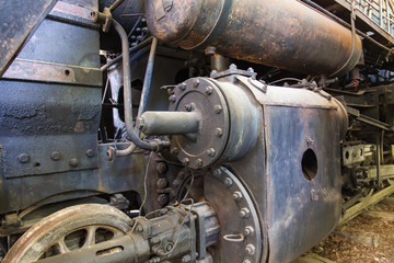 Plakat locomotive vapeur