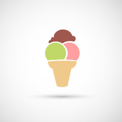Ice Cream icon vector