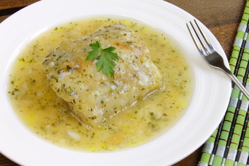 Bacalao en salsa verde