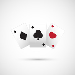 poker icon vector