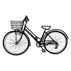 Fototapeta na wymiar Bicycle - Hand drawn