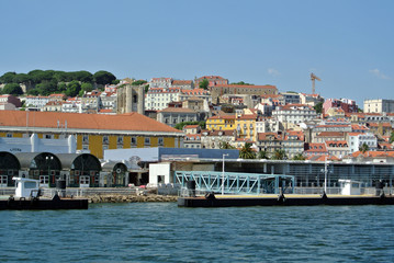 Fototapeta na wymiar View on Alfame, Lisbon Portugal