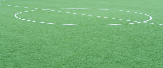 Obraz premium football field Center Circle
