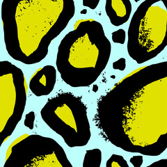 Seamless colorful textures of leopard