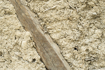 Old adobe wall