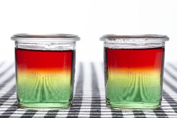 Ampelpudding aus Götterspeise