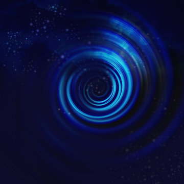 Blue Spiral Vortex