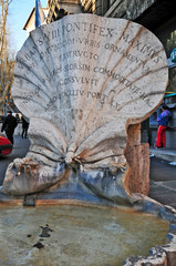 Fototapeta premium Roma, la fontana delle Api