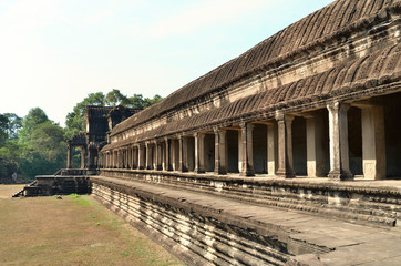 Fototapeta na wymiar Angkor Wat w Kambodży
