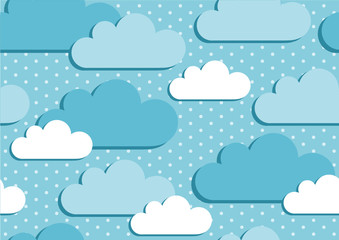cloud seamless background