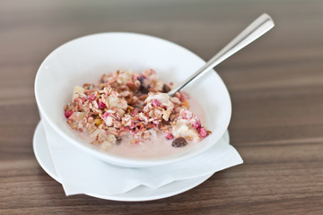 Müsli zum Frühstück