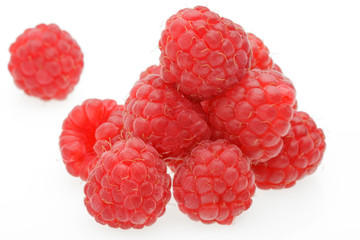 Frische Himbeeren