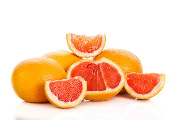 grapefruits. grapefruit isolated on white background