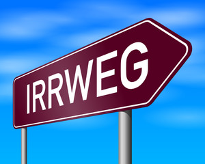 schild r irrweg I