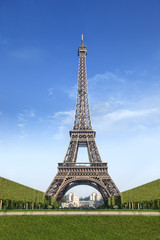 The Eiffel tower in Paris
