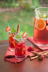 Spicy Strawberry Sangria