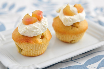 Rhabarber Cupcakes