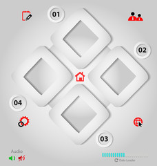 Stylized presentation,option template