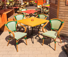 Restaurant Terrace on sunny day