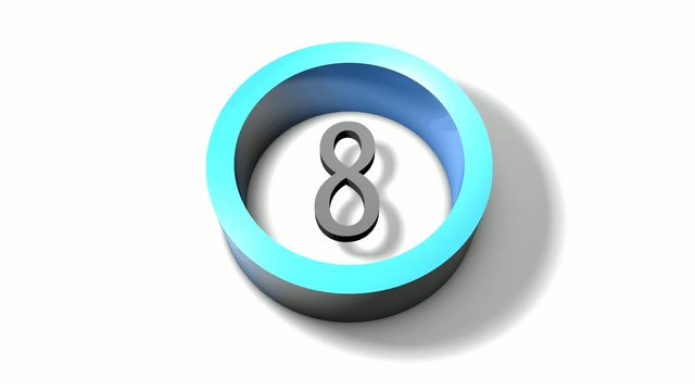 countdown 3d animation zahlen 10 runter