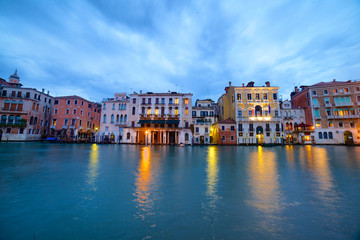 Grand Canal at night, Venice