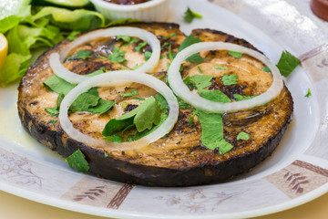 Grilled swordfish