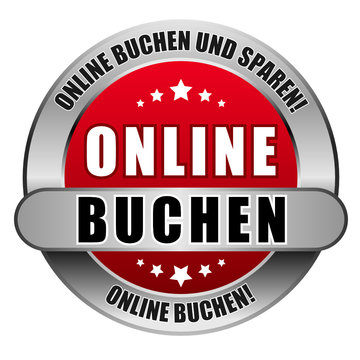 5 Star Button rot ONLINE BUCHEN OBUS OB