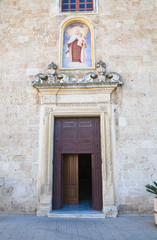 Fototapeta na wymiar Kościół Carmine. Presicce. Apulia. Włochy.