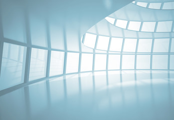 abstract office hall