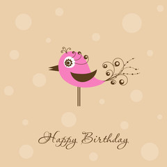 Template greeting card, vector