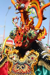 Karnawał w Oruro - Maska smoka(Diablada) - obrazy, fototapety, plakaty