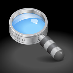 Icon for magnifying glass