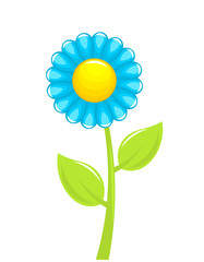 Blue flower