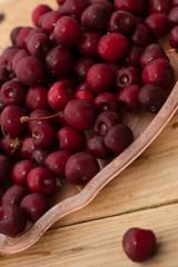 Fresh cherry from a garden