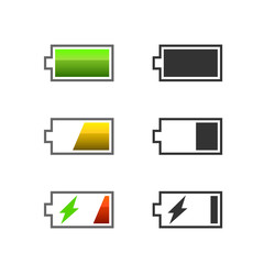 Battery charge icons