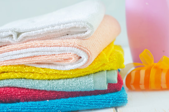 color towels