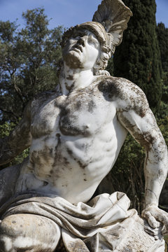Statue des Achill auf Korfu, Griechenland