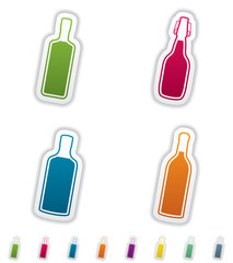 Alcohol bottles