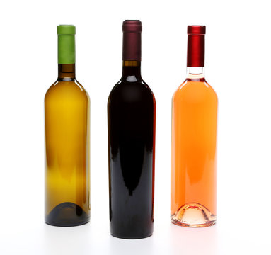 A set of three kinds of wine